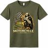 Motorcycle T Shirt Sport Bike Racing Biker Graphic Rider Tee