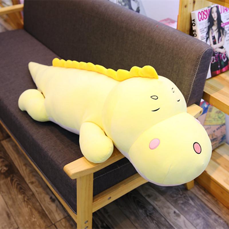 

Длинная Милая Плюшевая Игрушка Динозавр Мягкая Мультяшная Животная Мягкая Кукла Подушка Парня Дети Девочка Подарок На День Рождения 80cm