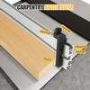 Precision Table Saw Miter Gauge System with Miter Fence, 120°Angle Stops Adjustable for Table Saw, Band Saw, Router Table, 250mm
