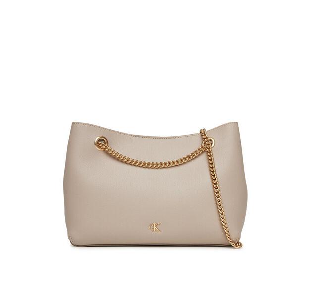 

Сумочка Calvin Klein Minimal Monogram Shoulde LV04F3205G бежевый