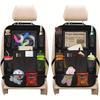 Car Seat Organizer Multifunctional Oxford Fabric Car Back Multi Pocket Storage Bag with Tablet Holder Protector for Kids