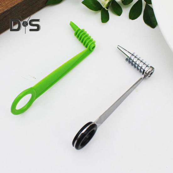 Espiralizador de Verduras de Acero Inoxidable Cortador Rotatorio de 360 Grados para Pepino Zanahoria Patata Libre de BPA Mango Ergonómico y Cuchillas Afiladas Tornillo Manual