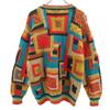 Lamatta 90s Old Overall handle Long sleeve sweater M Multi knit Men's Used