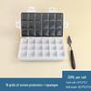 Flip-Top Gouache Acrylic Paint Box with Palette & Storage