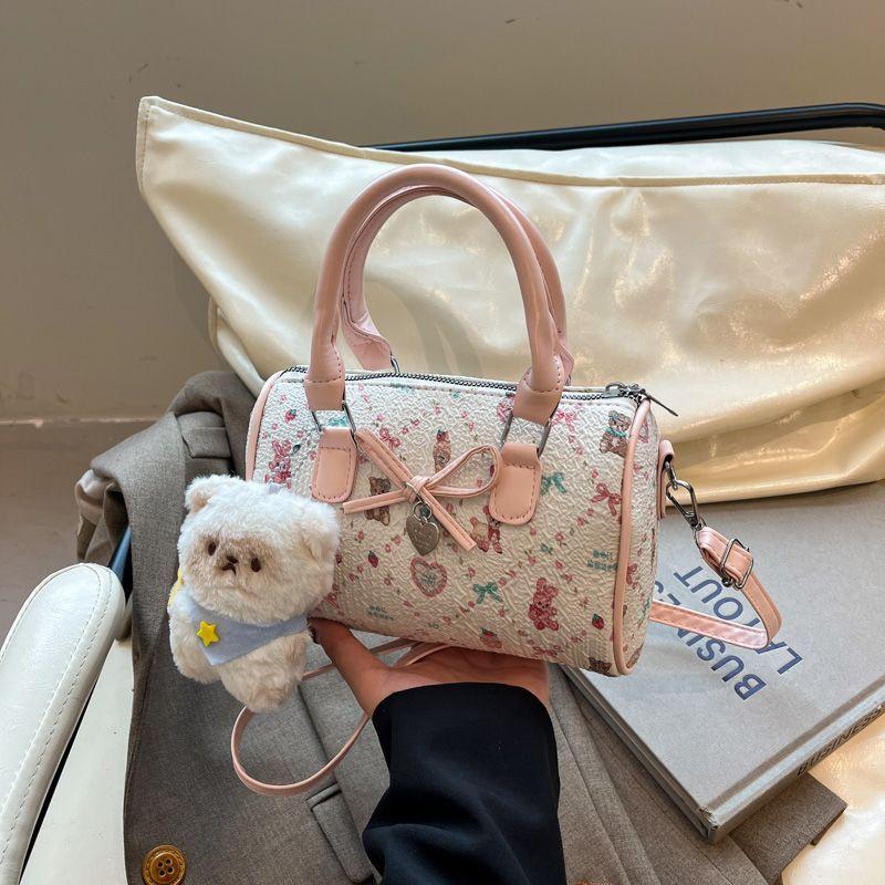 Cute Carto Japanese Style Bear Kawaii Bow Large Capacity Storage Bags Crossbody Bag Women's Bags Purse Ladies HandBag