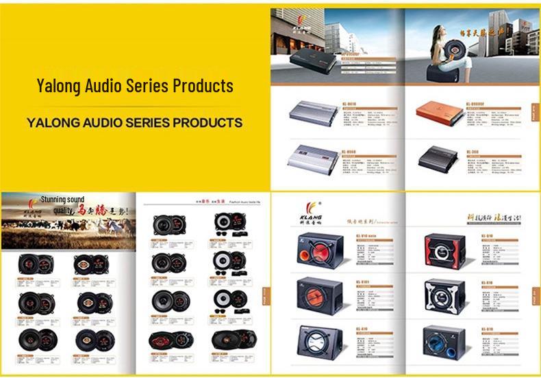 Ultra-Thin Aluminum Alloy Mini Car Subwoofer with Active Audio Underseat Design