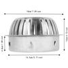Round Shape Floor Drain Cover Dome Design Downspout Strainer Durable Gutter Guard Filter  Patio