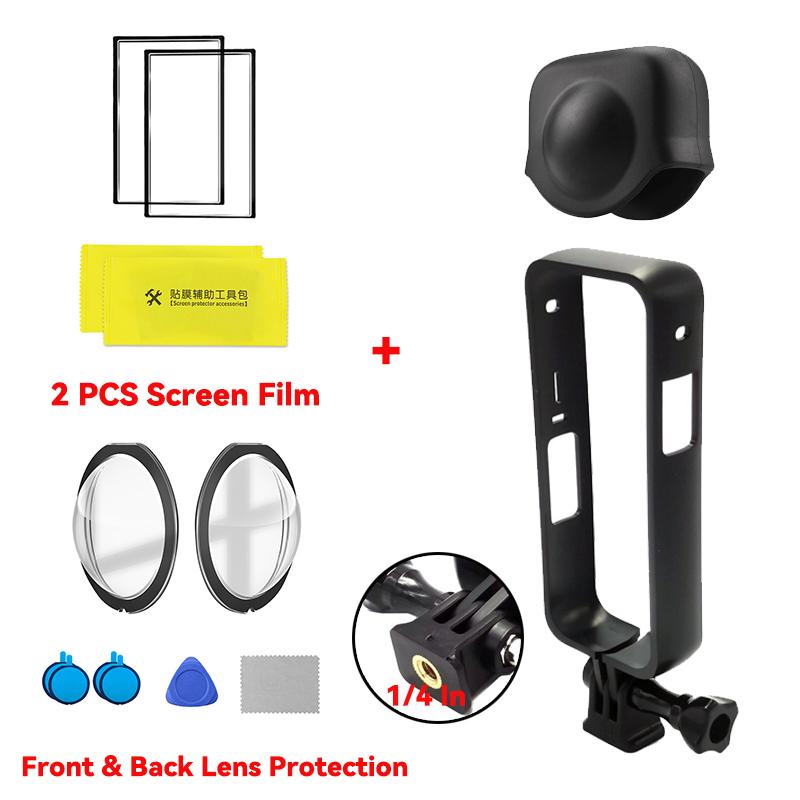 

Рамка-корпус для панорамной экшн-камеры Insta360 X3, пылезащитный силиконовый защитный чехол, протектор объектива для Insta360 X3, аксессуары Universal