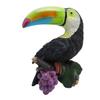 Outdoor Tree Hug Toucan Statue, Exotic Bird Tree Decoration,  ing Resin Face Ornament,  Decor, Art Sculpture for Lawn, Patio, Yard,