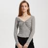 Women's Long-Sleeve V-Neck Knit Top