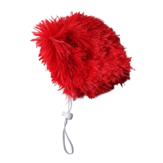 Pălărie perucă pentru animale de companie Material respirabil Căptușeală Ușoară Stil de păr afro amuzant Perucă pentru pisici cu bandă elastică extensibilă Cataramă reglabilă Accesoriu pentru câini