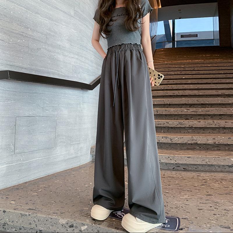 

Новые свободные прямые повседневные брюки с высокой талией Drape XL