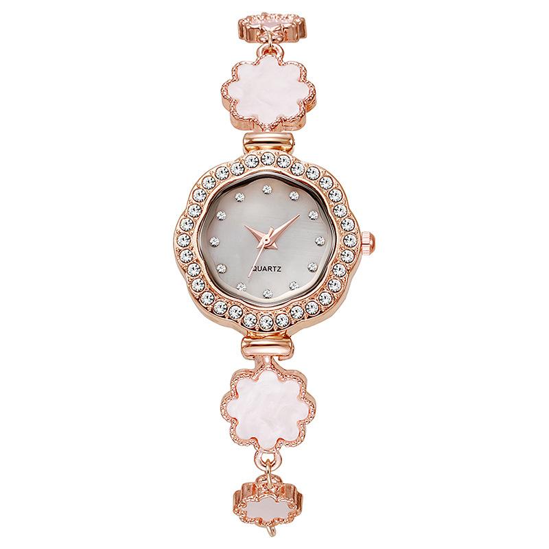 Topp Luksusstiler Dame Quartzklokker Merke Mote Damearmbåndsur Beste Gaver Klokke til Kone, Venninne, Familie