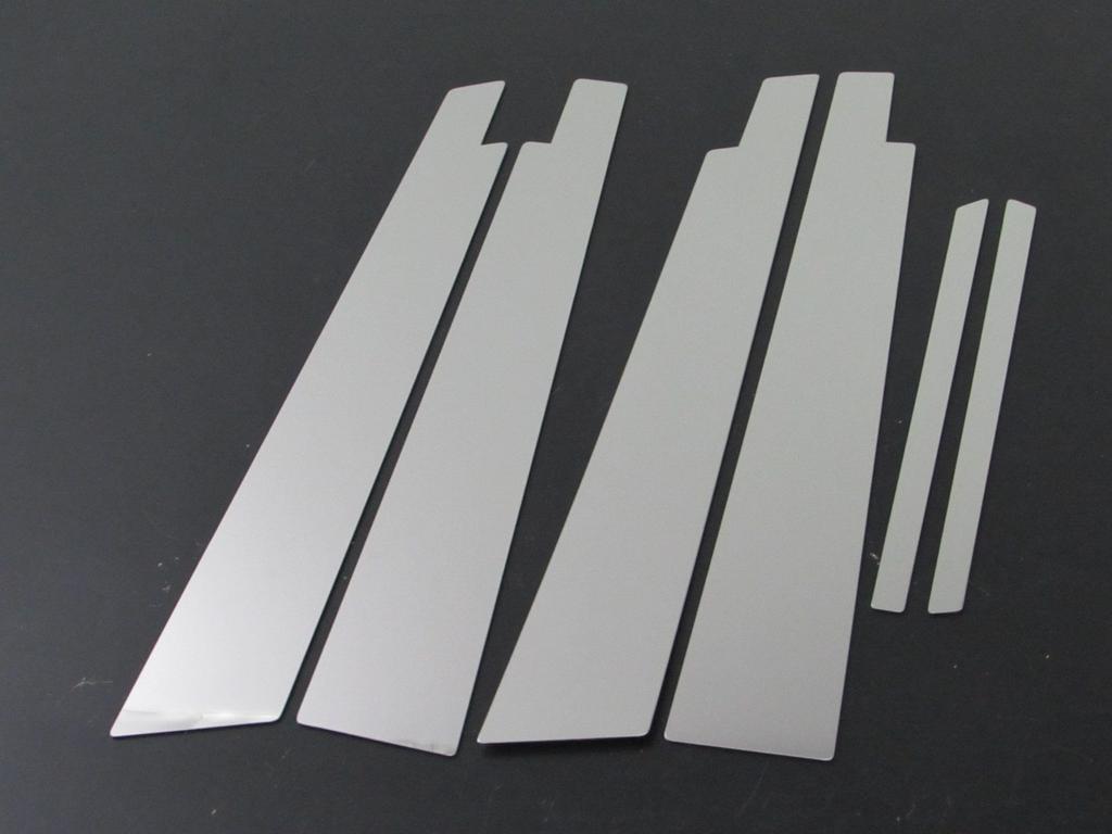 BRIGHTZ Finish Stainless Steel Plated Pillar Panels for Toyota Crown Majesta Ultra-Mirror (6-Piece Set) UZS186/UZS187 (PIL-SIL-337) (Part Number