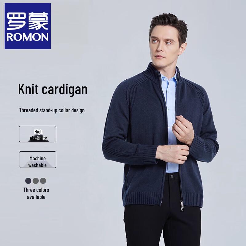 

Romon Men s Business Casual Knitted Cardigan 3XL