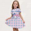 New Summer Girls Dress Fashion Cartoon Cute Cinnamoroll &Hello Kitty 3D Printing