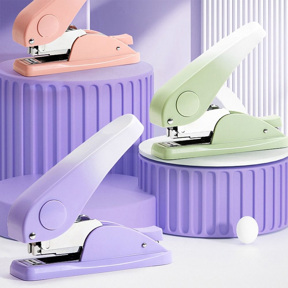 Metal Labor-Saving Stapler Up To 25 Pages Book Binding Machines Desk Stapler  Office School Use