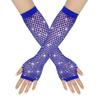Elastic Rhinestone Gloves Shiny Mesh Lace Gloves Short Fishnet Fingerless Gloves  Fashion Accessory