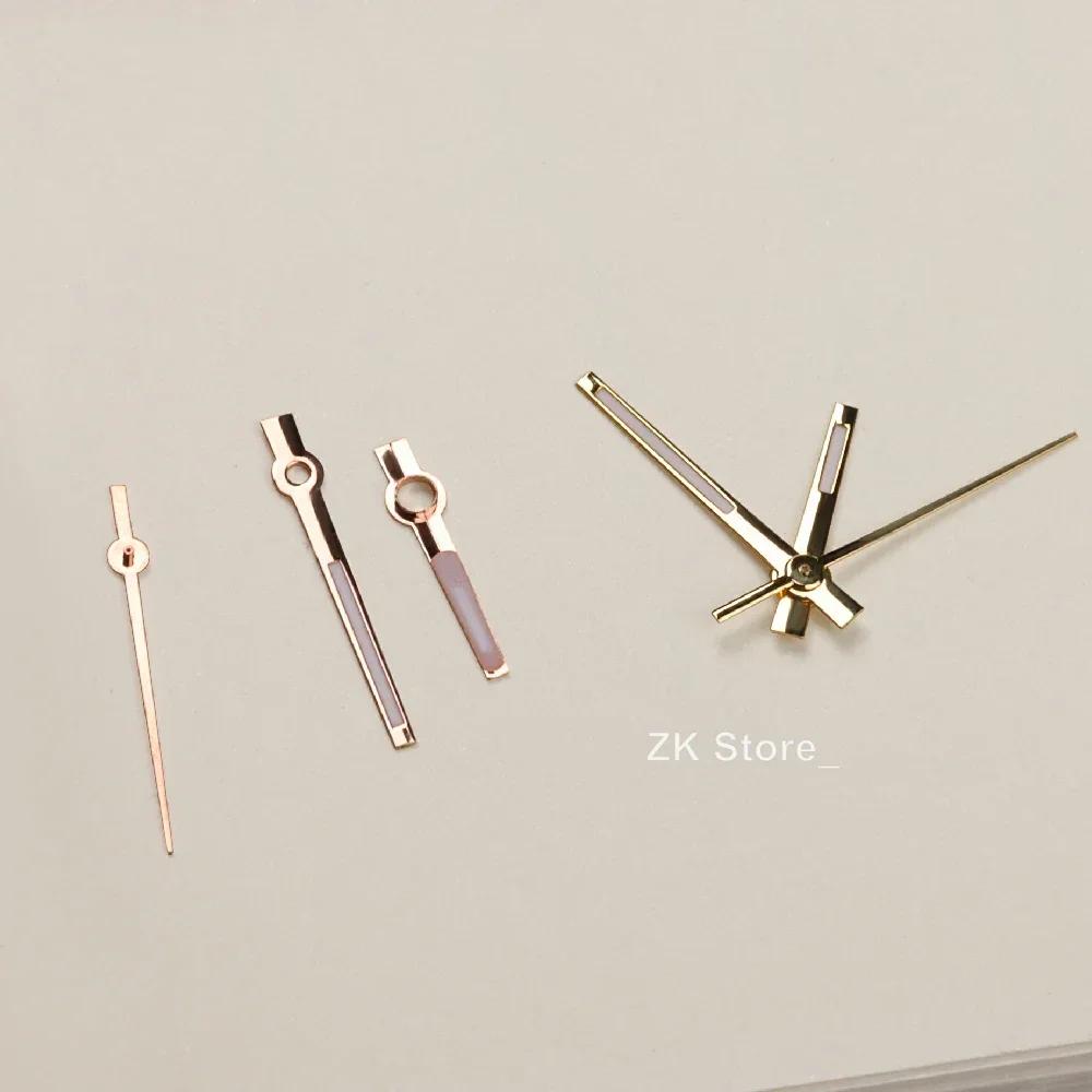 Baton Datejust Hands Polished Silver Needles NH35 Watch Hands C3 Super Lume Pointer for Eiko Mod Automatic Movement Diy Watch