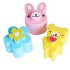 3 Pcs Cute Sandwich Cutters Mini Cookie Cutter Shapes Set For Kids Plastic Bento Cutter Tool Molds Bread Biscuit Embossed Device