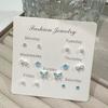 Fresh and Cute, Sweet Little Butterfly Stud Earrings. Small In Size, Elegant In Style, Simple and Versatile.