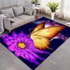 Animal Butterfly Pattern Bedroom Area Rugs Child Room Play Rug Cartoon 3D Printing Kids Game Mats Carpets for Living Room