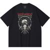 230 g/m² 100% Baumwolle Heavy Metal T-Shirt Rockband Beliebte Musik Druck Unisex Schweres Baumwoll-T-Shirt