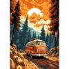 Vintage s Retro Car Japanese Landscape Poster  GTR Luxury Cars Canvas Painting HD Print Wall Art for Living Room  Bedroom Decor