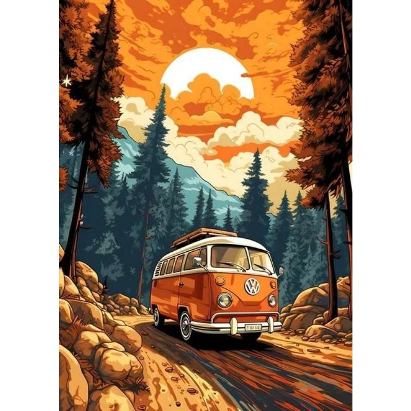 Vintage s Retro Car Japanese Landscape Poster  GTR Luxury Cars Canvas Painting HD Print Wall Art for Living Room  Bedroom Decor