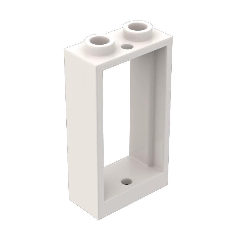 50g MOC 60593 - Small Particle Building Blocks: 1x2x3 Window Frame with 60602 Accessories