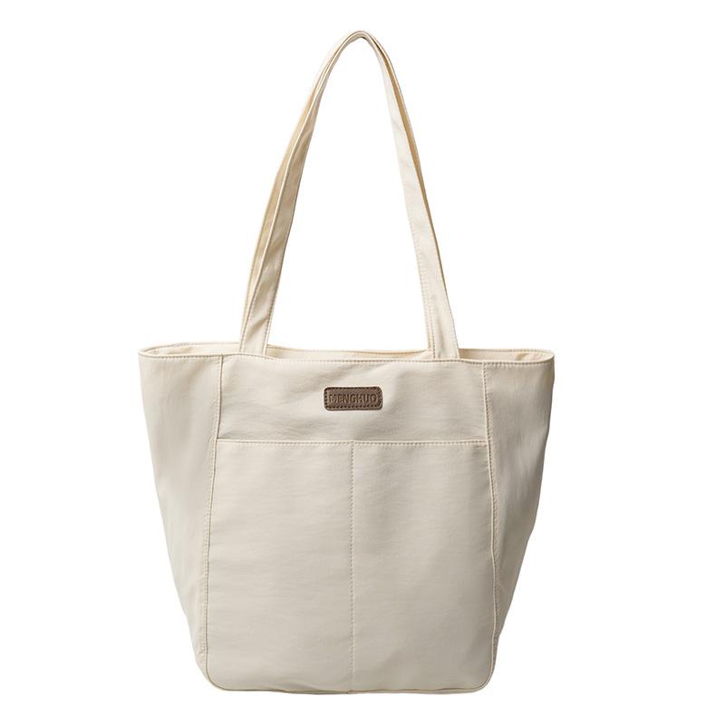 Large Capacity Canvas Bag Student Class Commuter Tote Bag