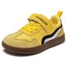 HOBIBEAR Kinder Weite Zehen Barfußschuhe Klettverschluss Minimalistische Sneaker Kunstleder Netz Retro Wanderschuhe für Großes Kind