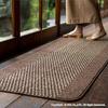 Oka (OKA) Yutosei Easy-to-Wash Kitchen Mat, Approx. 60cm X 240cm, Brown (Washable, Lightweight, Non-Slip, Cushioned)