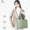Simple Wide Strap Canvas Tote Bag - Durable Lightweight Shoulder Bag for Casual Commuting