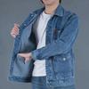 Men's Denim Jacket: 2023 Spring/Summer Loose Fit, Large Size, Fashionable Workwear