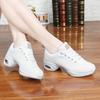 Women's Large Size Flying Woven and Breathable Bottom Increase Ballet Sports Shoes Dance Women's Shoes