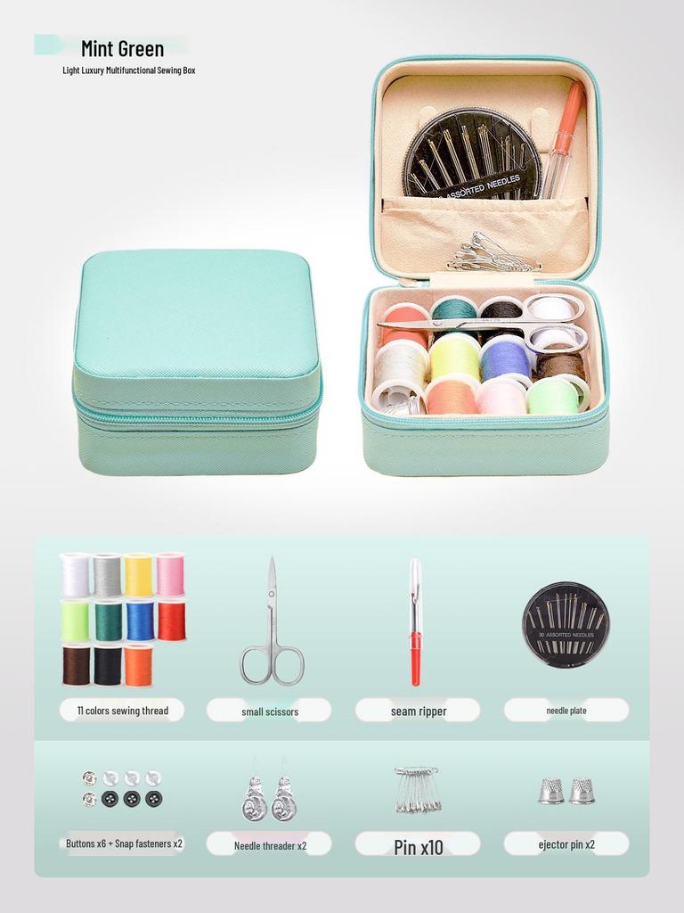 High-Quality Portable Needle & Thread Sewing Kit: Practical Mini Set for Home or Dormitory Mending