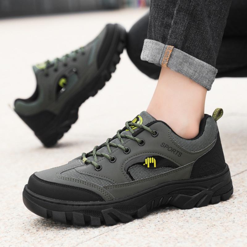 Outdoor hiking shoes men's mesh low-top sports shoes labor insurance shoes hiking casual shoes cold sticky men's shoes