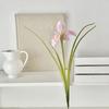26" Artificial Iris Flower Flower Bouquet with Real Touch Fake Long Stem