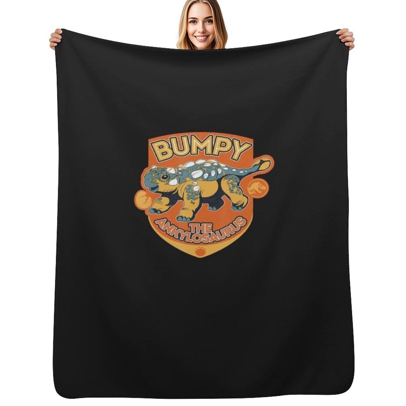Jurassic World Camp Cretaceous Bumpy The Ankylosaurus TShirt Throw Blanket Cozy Microfiber Throw Blanket for Home Bedroom 102x76cm(40x30in)