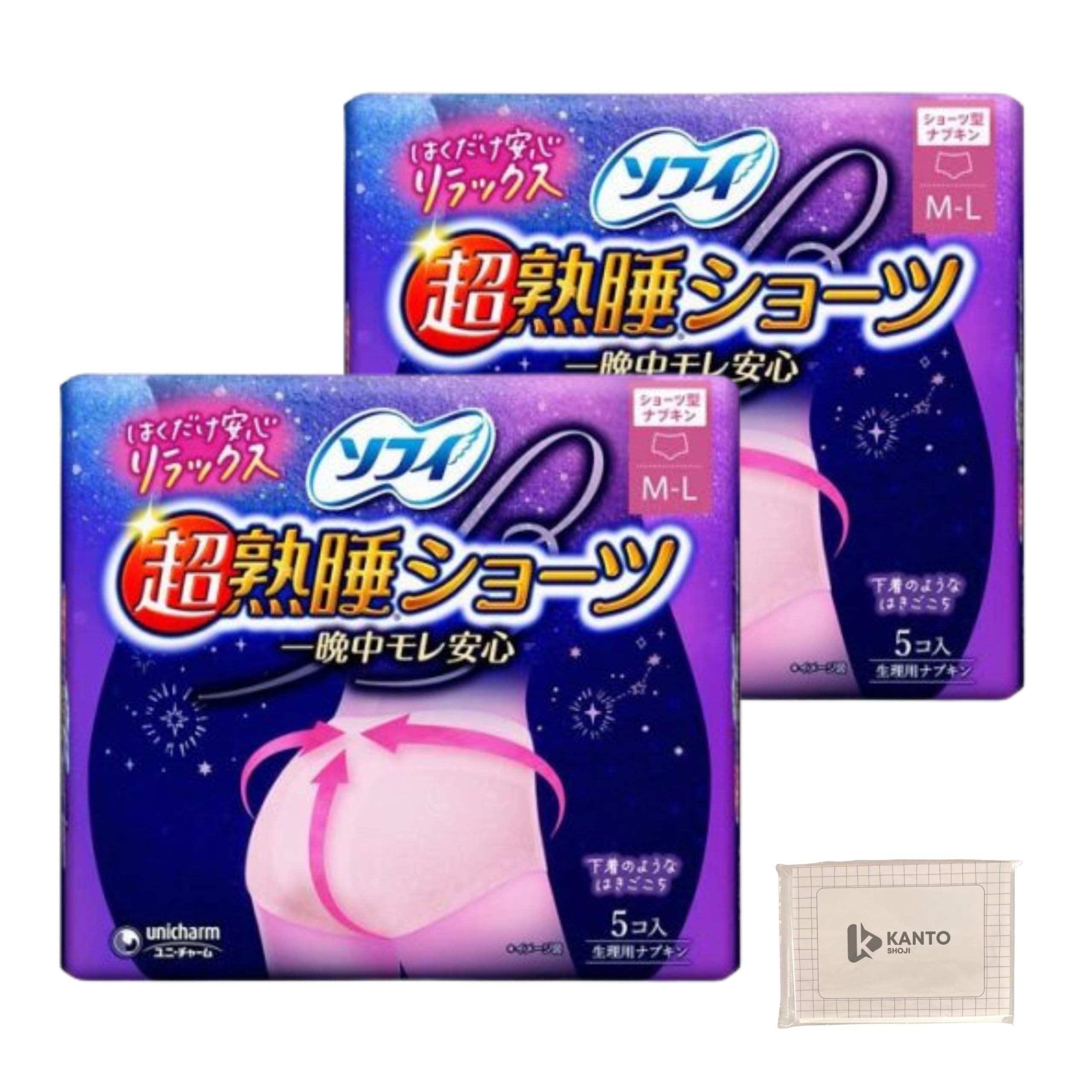 

Шорты для сна Sophie Super Deep Sleep Shorts размер штук x 2 пакета Гигиенические прокладки-шорты тип прокладки M/L [5 комплектов]
