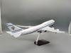 47CM Diecast Resin Plane Model 1/150 Scale Airplane 747 B747 State of Kuwait Airline Model LED Light & Wheel Landing Gear Decor