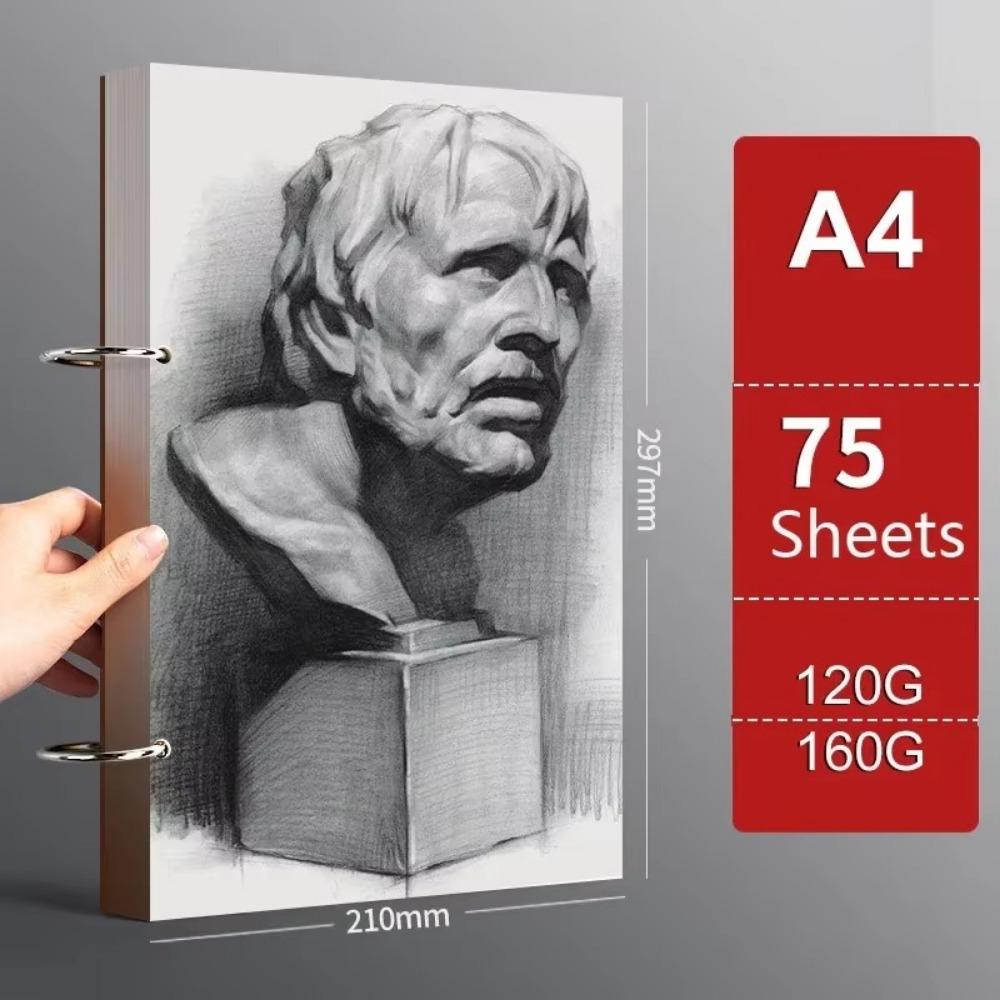 Loose-leaf Professional Sketchbook Detachable Art School Supplies  Pencil Drawing Stationery