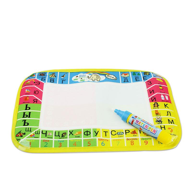 4 Rodzaje Magiczna Ścierka do Malowania Wodą z Pisakiem do Bazgrania Mata do Malowania Wodą dla Dzieci Zabawka Edukacyjna do Rysowania