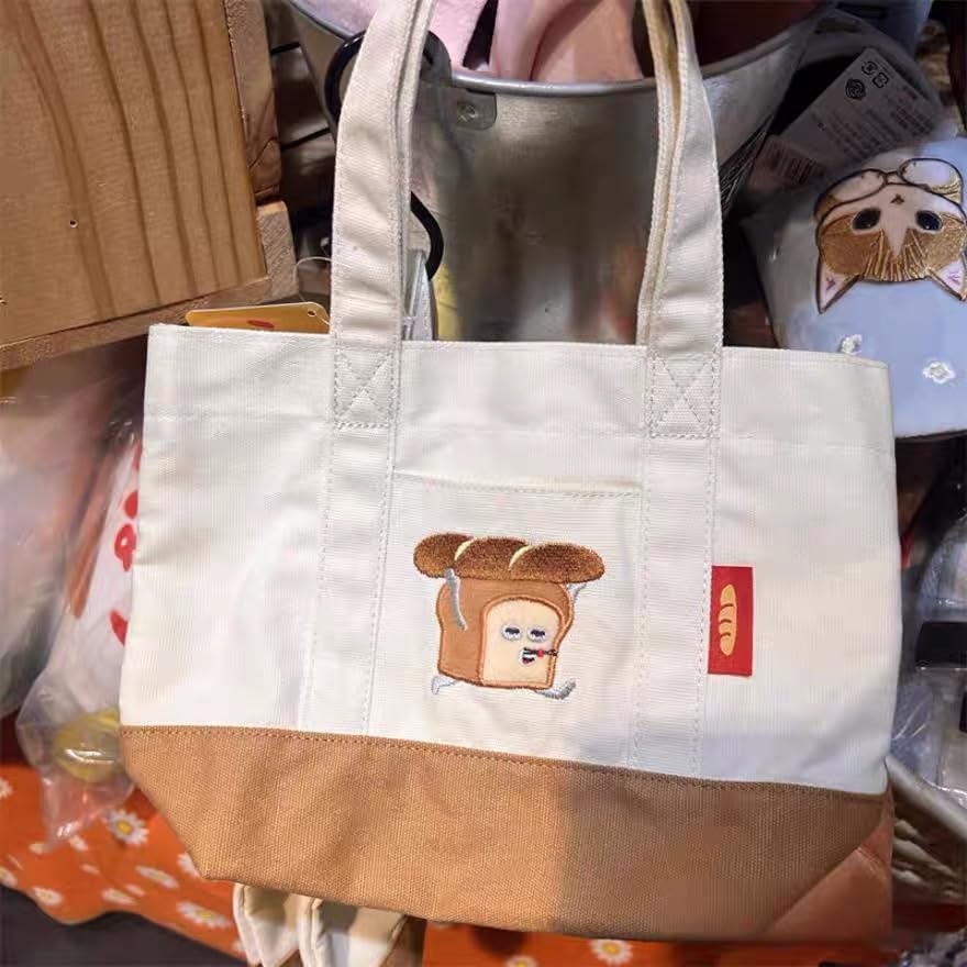 [Reloading] Bread Tote Bag, Eco Bag, Small Item Case, Shoulder Bag, Sub-Bag, Shopping, Cute, Stylish