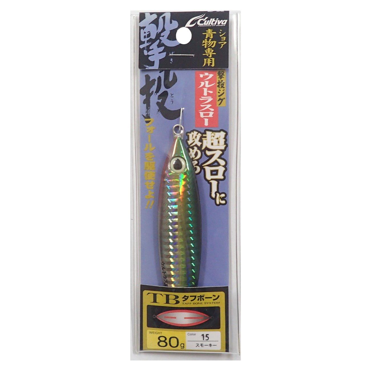 

OWNER Metal Jig Lure GJUS60 Shooting Jig Ultra Slow 80g Smoky #15