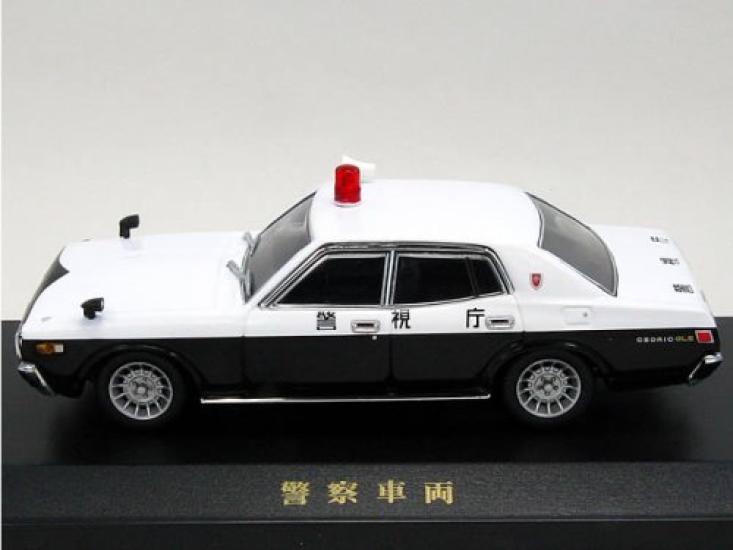 DISM 330 Cedric Late Model Patrol Car Metropolitan Police Department Baja Completed Product 1/43 [Enkei Wheels]