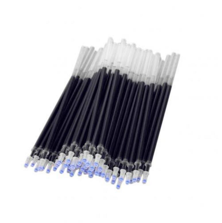 

100pcs / мішок гель ручка заправки чорнила голки труби 0,5 мм Penpoint офісне шкільне приладдя 100pcs чорний
