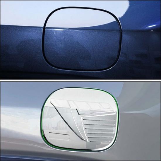 Chrome Car Fuel Lid Petrol Gas Tank Cover Trim For Mazda CX-50 2023 2024 2025