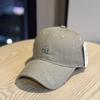 2026New trendy brand letter-embroidered soft-top hat for men, winter baseball cap, versatile for outdoor sports